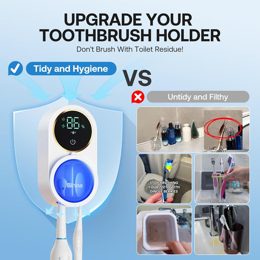CleanAura™ UV Toothbrush Sanitizer